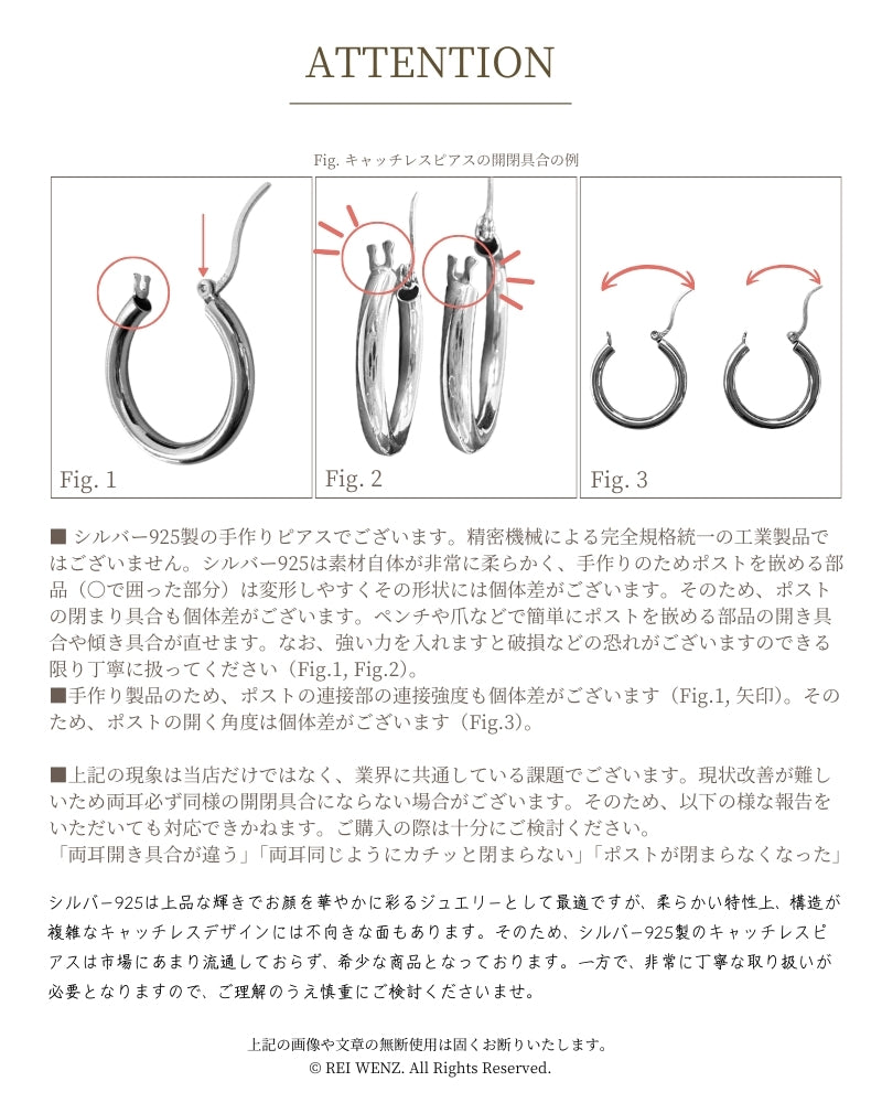 Silver925 Pierced Earring/p0257