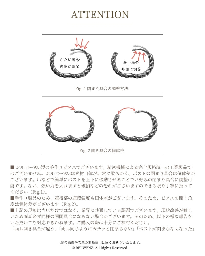 Silver925 Pierced Earring/p0276